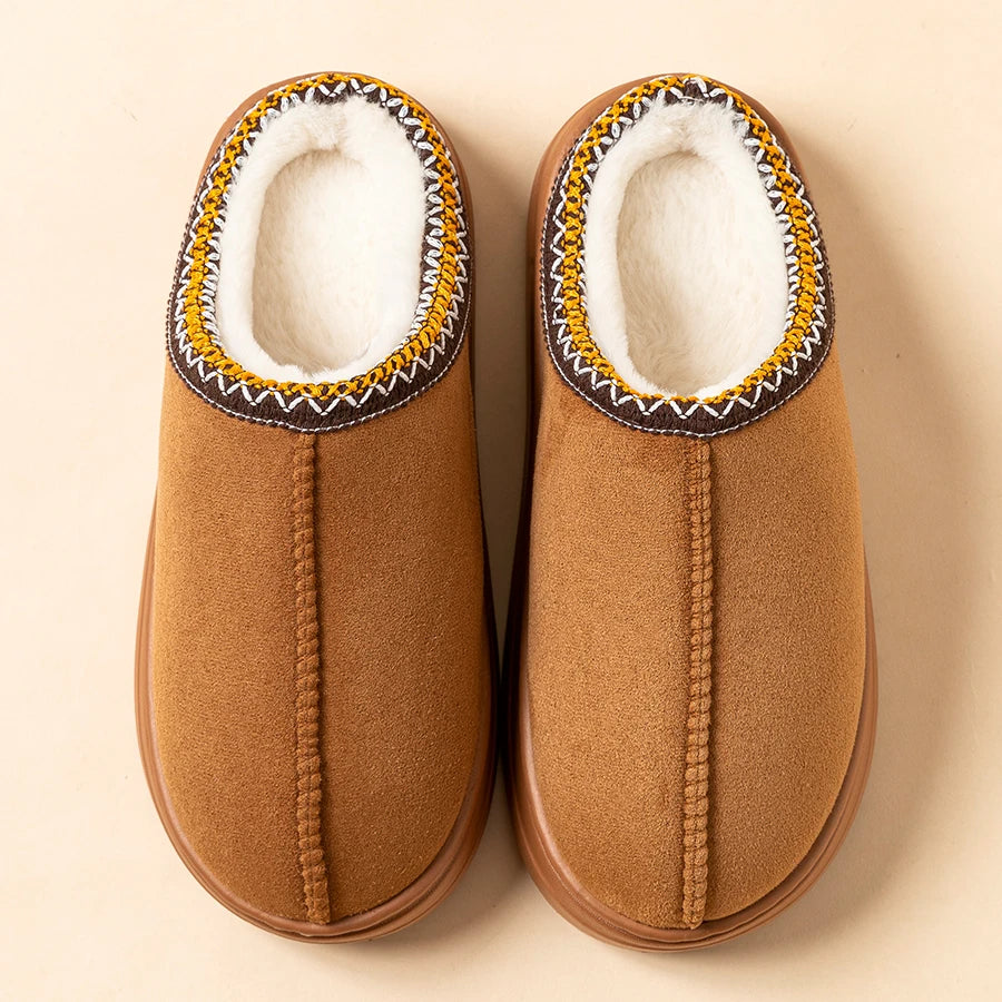 Women's Slippers Indoor Fuzzy Fur Outdoor Winter