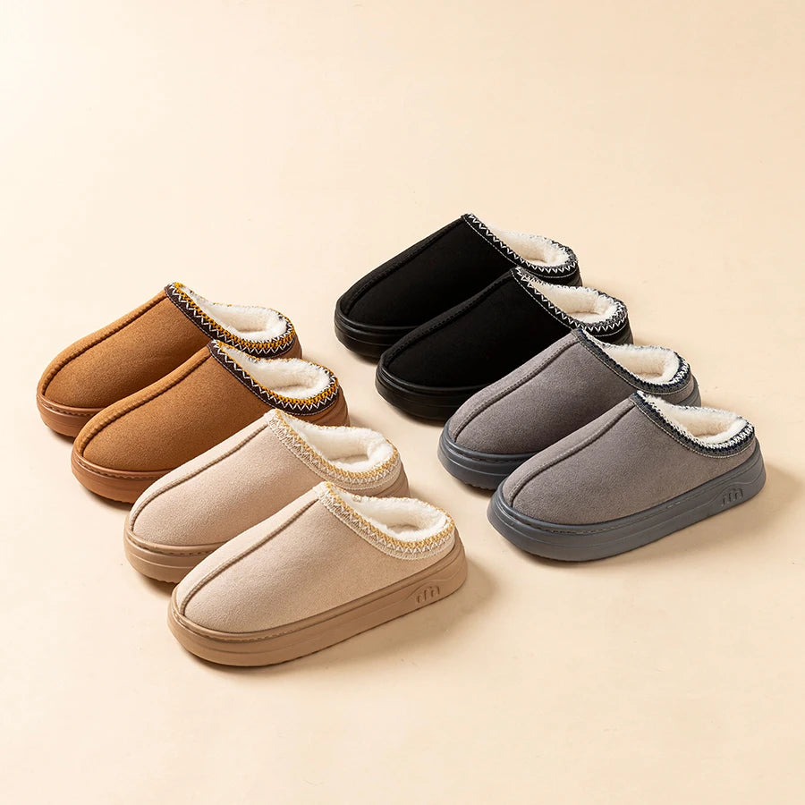 Women's Slippers Indoor Fuzzy Fur Outdoor Winter