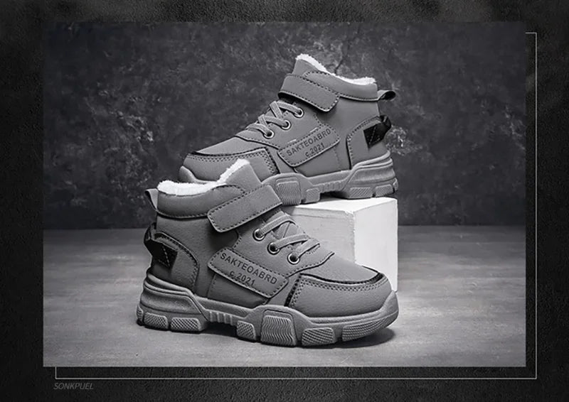 Shoes for Children's Boys, Girls for Winter Thick Warm Non-slip