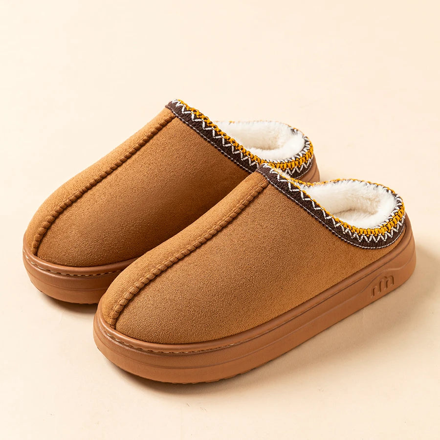 Women's Slippers Indoor Fuzzy Fur Outdoor Winter