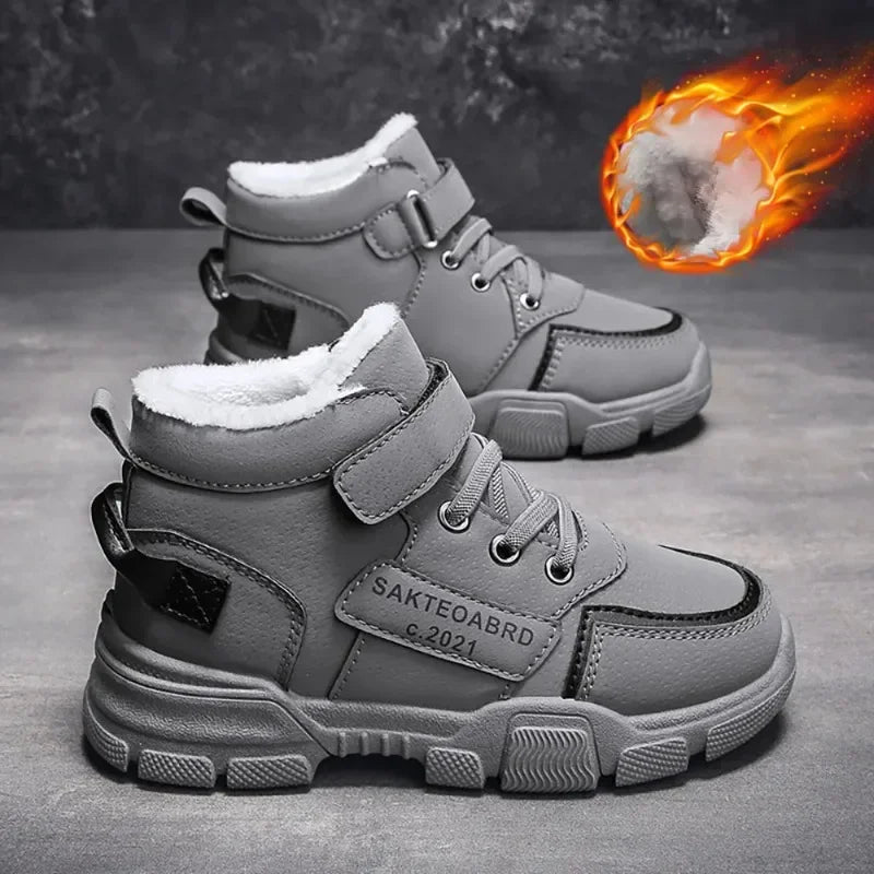 Shoes for Children's Boys, Girls for Winter Thick Warm Non-slip