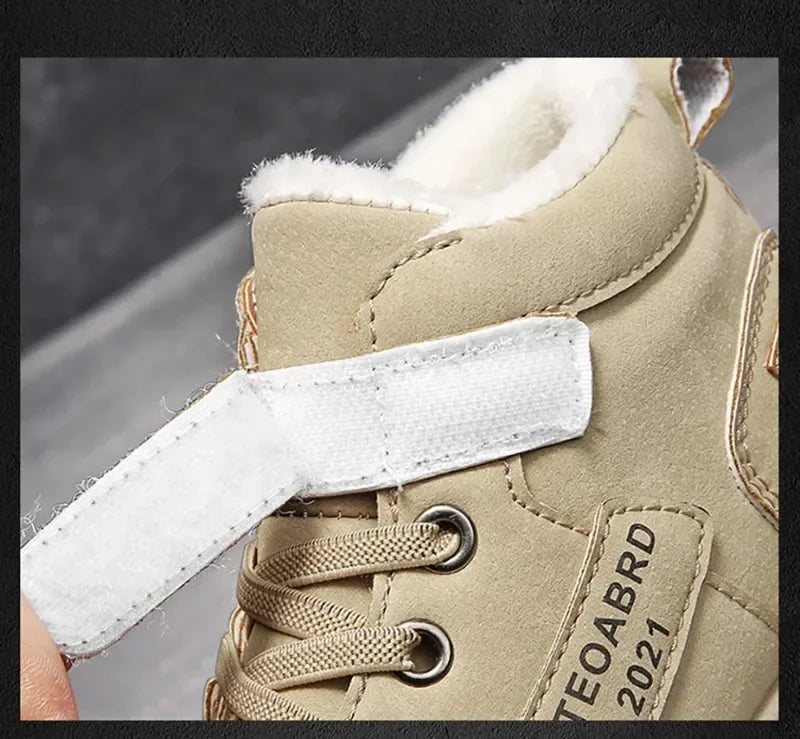 Shoes for Children's Boys, Girls for Winter Thick Warm Non-slip