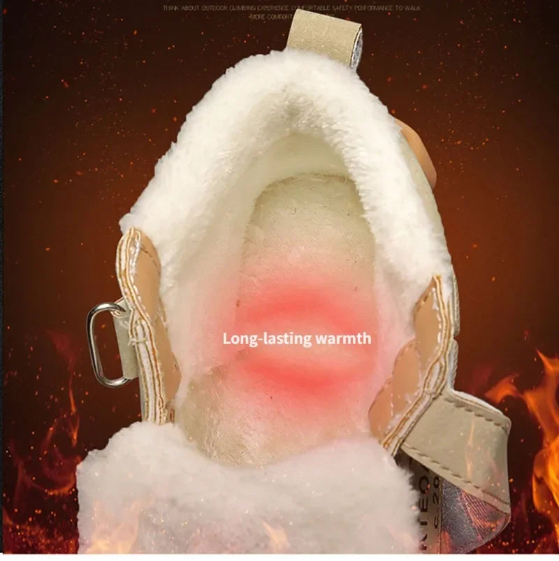 Shoes for Children's Boys, Girls for Winter Thick Warm Non-slip