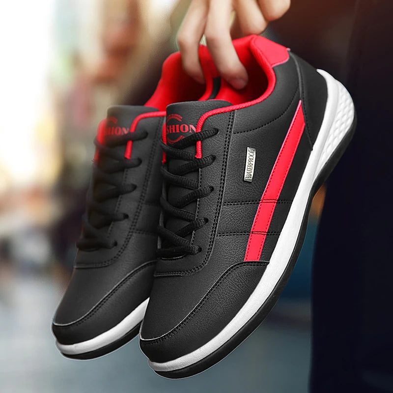 Leather Men Shoes Sneakers